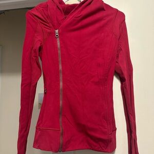 Women's lululemon Red Zip-Up Hoodie Jacket